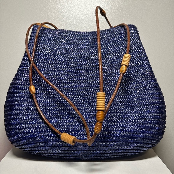 Sun N’ Sand blue/purple beach bag - Picture 1 of 7